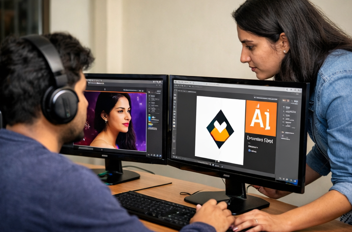 Photoshop and Illustrator training at IICE Computer Education