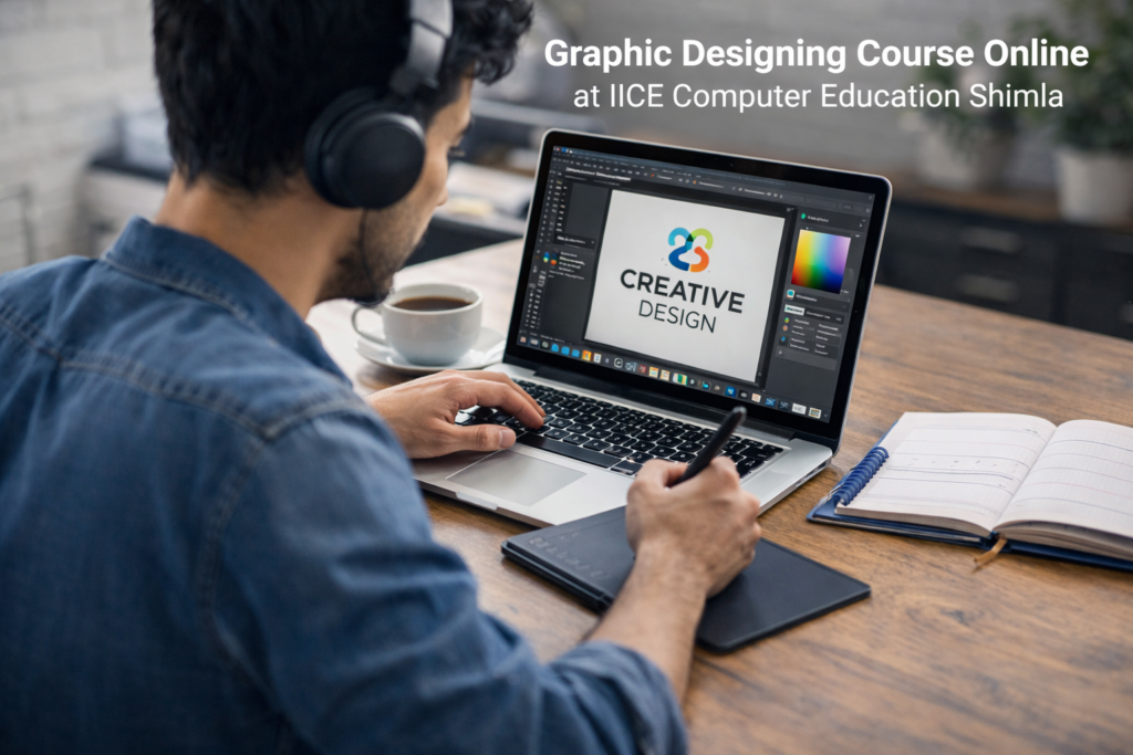 Graphic Designing Course Online – Learn Professional Design Skills with IICE Computer Education Shimla