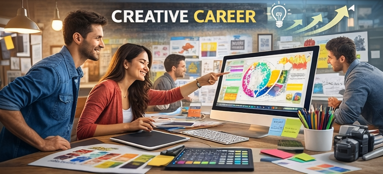 Creative career opportunities after graphic designing course